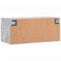 Preview: Wandschrank Betongrau 80x36,5x35 cm Holzwerkstoff