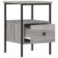 Preview: Nachttische 2 Stk. Grau Sonoma 34x36x50 cm Holzwerkstoff