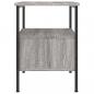 Preview: Nachttische 2 Stk. Grau Sonoma 34x36x50 cm Holzwerkstoff