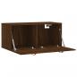 Preview: Wandschrank Braun Eichen-Optik 80x36,5x35 cm Holzwerkstoff