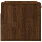 Preview: Wandschrank Braun Eichen-Optik 80x36,5x35 cm Holzwerkstoff