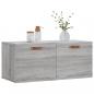 Preview: Wandschrank Grau Sonoma 80x36,5x35 cm Holzwerkstoff