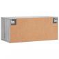 Preview: Wandschrank Grau Sonoma 80x36,5x35 cm Holzwerkstoff