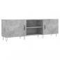 Preview: TV-Schrank Betongrau 150x30x50 cm Holzwerkstoff