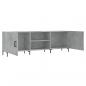 Preview: TV-Schrank Betongrau 150x30x50 cm Holzwerkstoff