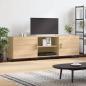 Preview: ARDEBO.de - TV-Schrank Sonoma-Eiche 150x30x50 cm Holzwerkstoff