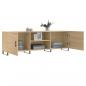 Preview: TV-Schrank Sonoma-Eiche 150x30x50 cm Holzwerkstoff