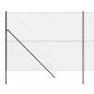 Preview: Maschendrahtzaun Anthrazit 1,4x25 m