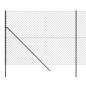 Preview: Maschendrahtzaun Anthrazit 1,6x10 m