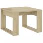 Preview: Beistelltisch Sonoma-Eiche 50x50x35 cm Holzwerkstoff