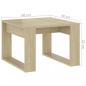 Preview: Beistelltisch Sonoma-Eiche 50x50x35 cm Holzwerkstoff