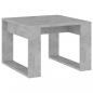 Preview: Beistelltisch Betongrau 50x50x35 cm Holzwerkstoff