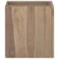 Preview: Wand-Badschrank 46x25,5x40 cm Massivholz Teak