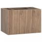 Preview: ARDEBO.de - Wand-Badschrank 60x39x40 cm Massivholz Teak