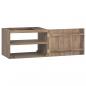 Preview: Wand-Badschrank 60x39x40 cm Massivholz Teak