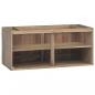 Preview: Wand-Badschrank 90x39x40 cm Massivholz Teak