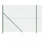 Preview: Maschendrahtzaun mit Bodenflansch Grün 2,2x25 m