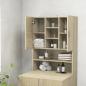 Preview: Waschmaschinenschrank Sonoma-Eiche 70,5x25,5x90 cm