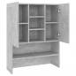 Preview: Waschmaschinenschrank Betongrau 70,5x25,5x90 cm