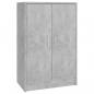 Preview: Schuhschrank Betongrau 60x35x92 cm Holzwerkstoff