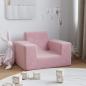 Preview: ARDEBO.de - Kindersofa Rosa Weich Plüsch