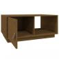 Preview: Couchtisch Honigbraun 80x50x35,5 cm Massivholz Kiefer