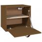 Preview: Wandschrank Honigbraun 40x30x35 cm Massivholz Kiefer