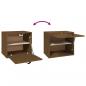 Preview: Wandschrank Honigbraun 40x30x35 cm Massivholz Kiefer