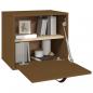 Preview: Wandschrank Honigbraun 40x30x35 cm Massivholz Kiefer