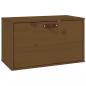 Preview: Wandschrank Honigbraun 60x30x35 cm Massivholz Kiefer