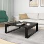 Preview: Couchtisch Schwarz 100x100x35 cm Holzwerkstoff