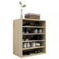 Preview: Schuhschrank Sonoma-Eiche 60x35x70 cm Holzwerkstoff