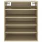 Preview: Schuhschrank Sonoma-Eiche 60x35x70 cm Holzwerkstoff