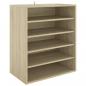 Preview: Schuhschrank Sonoma-Eiche 60x35x70 cm Holzwerkstoff