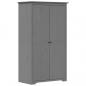 Preview: Kleiderschrank BODO Grau 101x52x176,5 cm Massivholz Kiefer