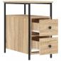 Preview: Nachttische 2 Stk. Sonoma-Eiche 30x60x60 cm Holzwerkstoff