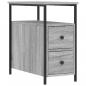 Preview: Nachttische 2 Stk. Grau Sonoma 30x60x60 cm Holzwerkstoff