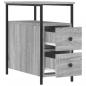 Preview: Nachttische 2 Stk. Grau Sonoma 30x60x60 cm Holzwerkstoff