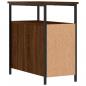 Preview: Nachttische 2 Stk. Braun Eichen-Optik 30x60x60 cm Holzwerkstoff