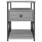 Preview: Nachttische 2 Stk. Grau Sonoma 40x42x55 cm Holzwerkstoff