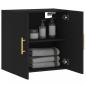 Preview: Wandschrank Schwarz 60x31x60 cm Holzwerkstoff