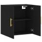 Preview: Wandschrank Schwarz 60x31x60 cm Holzwerkstoff