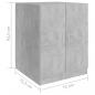 Preview: Waschmaschinenschrank Betongrau 71x71,5x91,5 cm