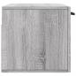 Preview: Wandschrank Grau Sonoma 80x36,5x35 cm Holzwerkstoff