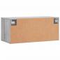 Preview: Wandschrank Grau Sonoma 80x36,5x35 cm Holzwerkstoff