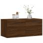 Preview: Wandschrank Braun Eichen-Optik 80x36,5x35 cm Holzwerkstoff