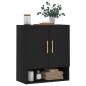 Preview: Wandschrank Schwarz 60x31x70 cm Holzwerkstoff