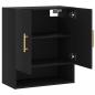 Preview: Wandschrank Schwarz 60x31x70 cm Holzwerkstoff