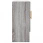 Preview: Wandschrank Grau Sonoma 60x31x70 cm Holzwerkstoff