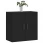 Preview: Wandschrank Schwarz 60x31x60 cm Holzwerkstoff